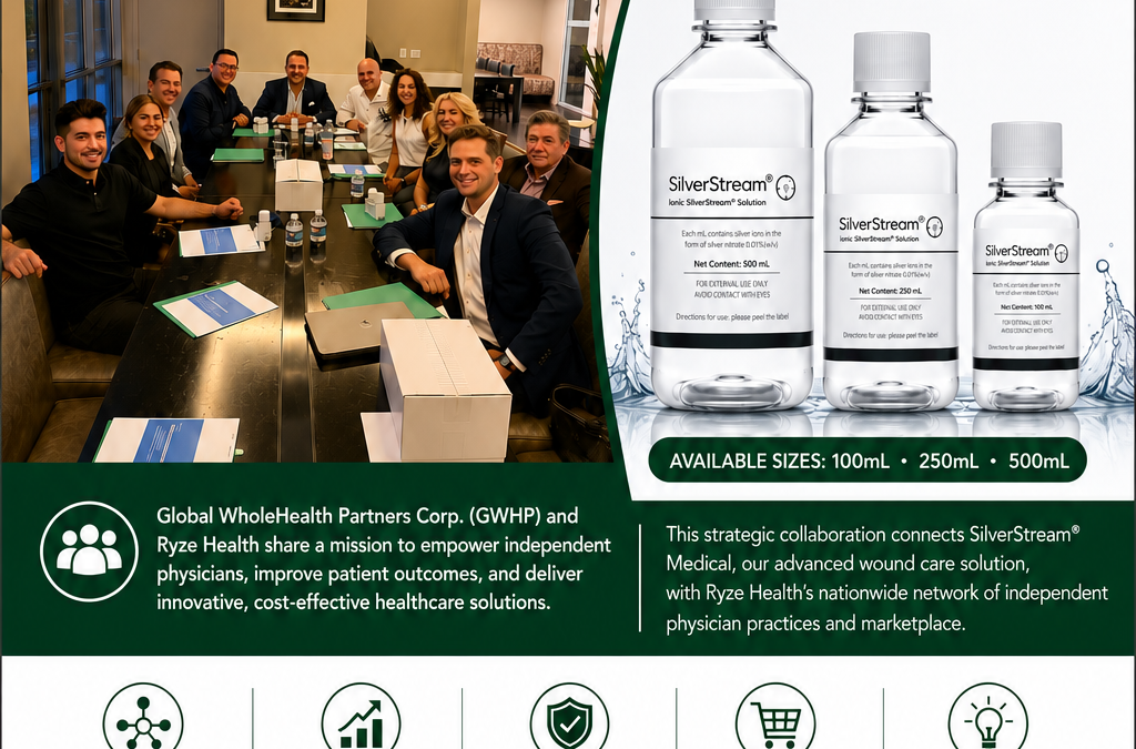Global WholeHealth Partners Corp. and SilverStream® Medical Announce Strategic Partnership with Ryze Health
